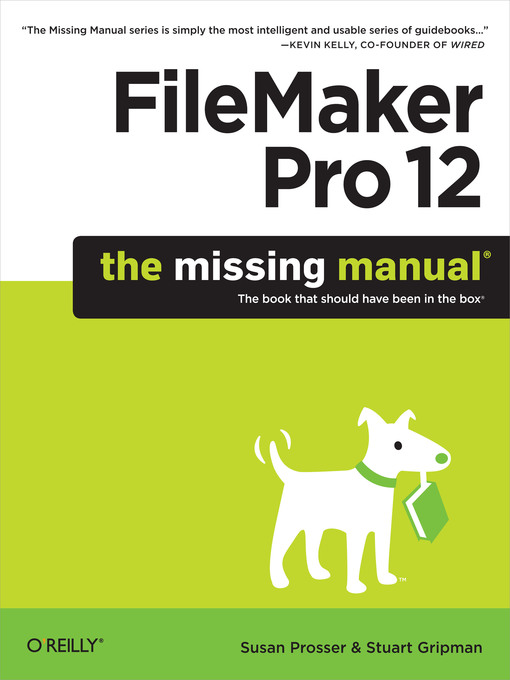 Cover image for FileMaker Pro 12